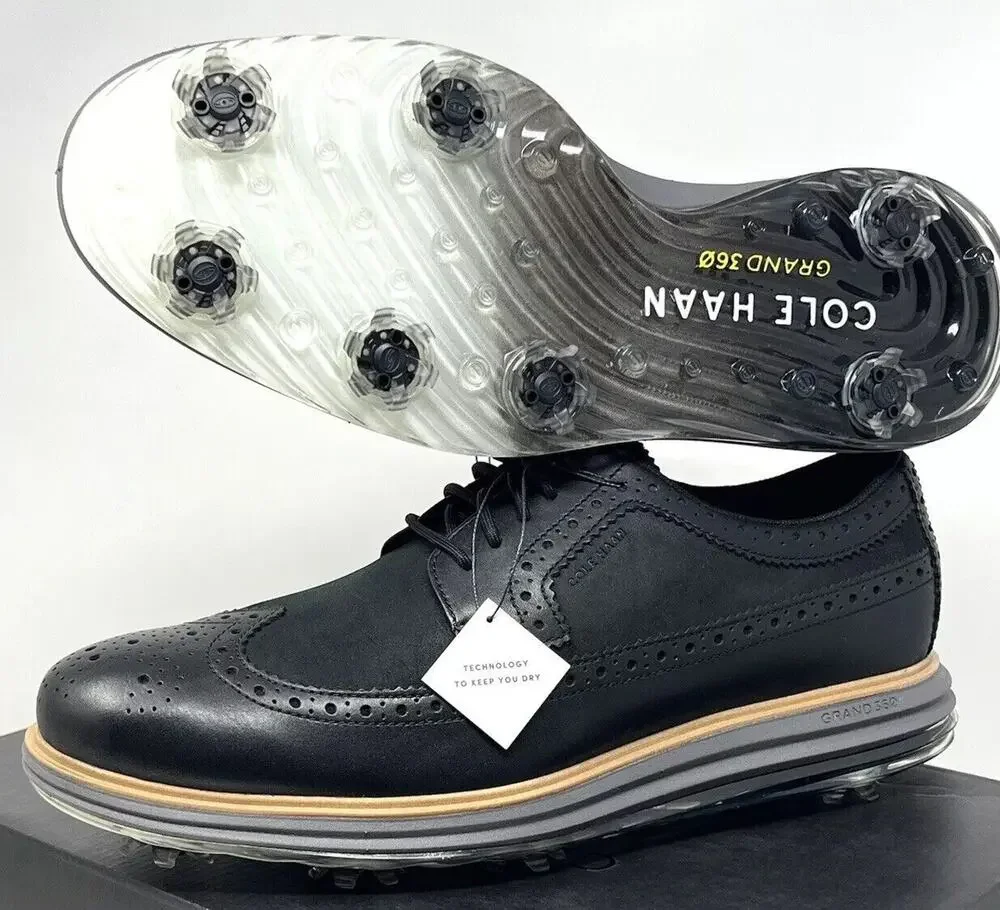 Cole Haan Original Grand Tour Oxford Golf Shoes Mens Size 10.5 Wing Tips C36154